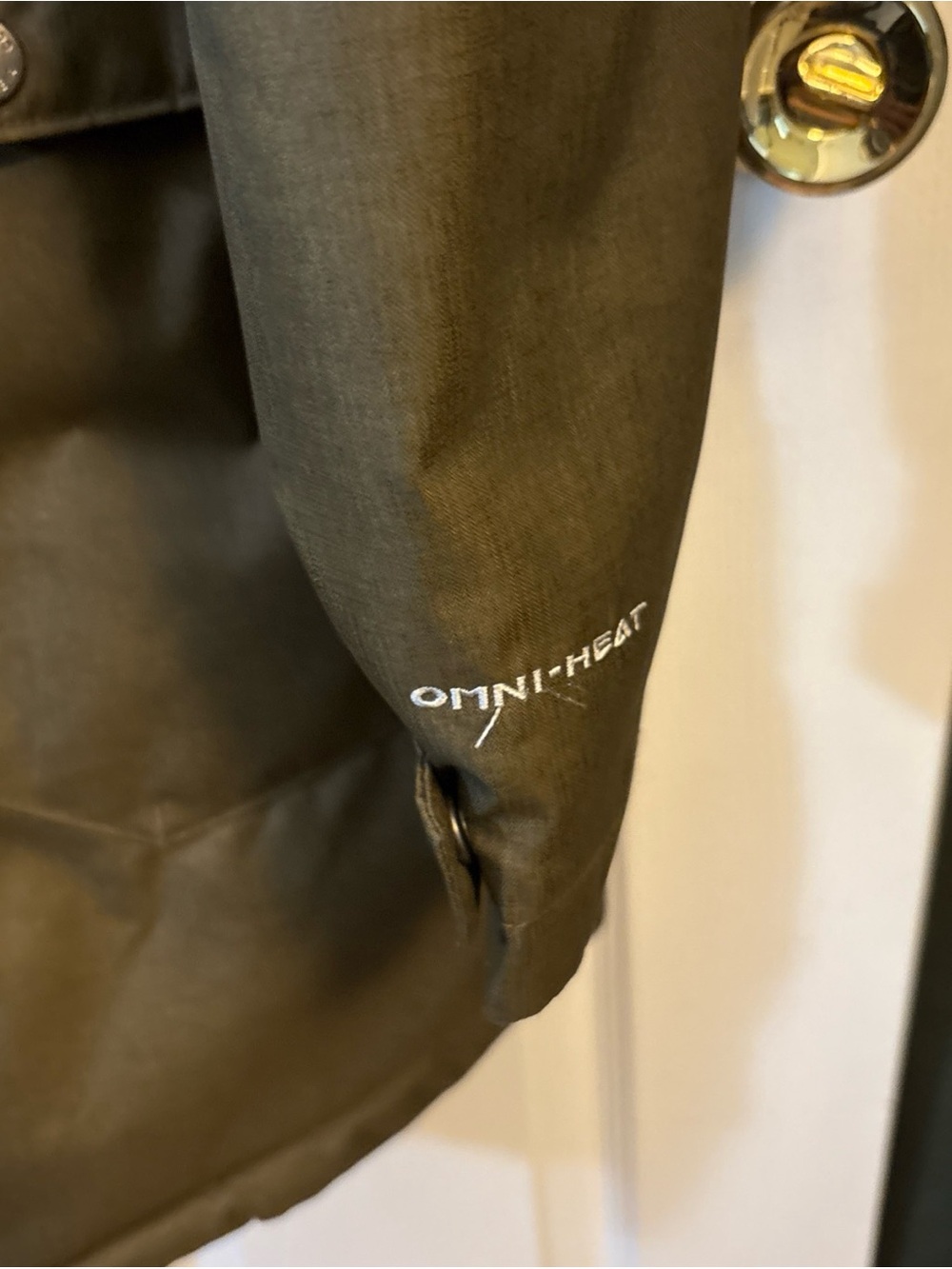 Columbia Olive Green Hooded Winter Coat - Picture 5 of 7